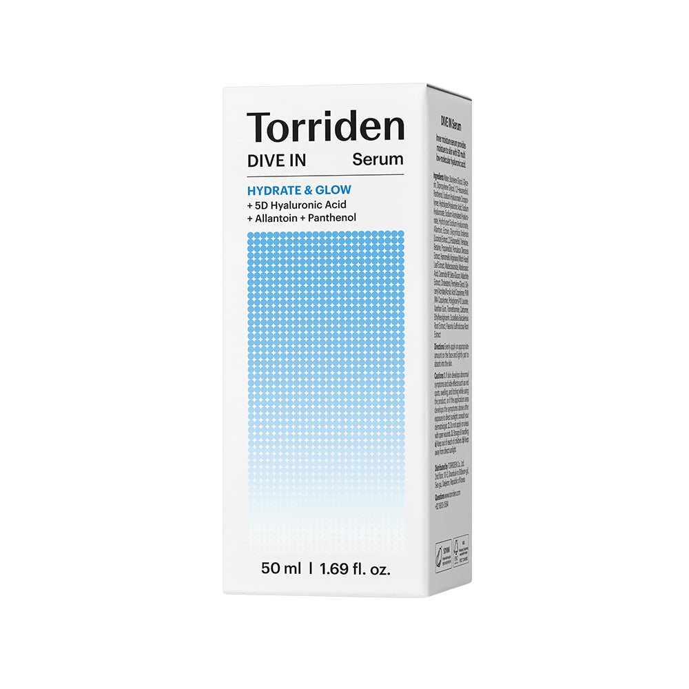 Torriden Dive-In Low Molecular Hyaluronic Acid Serum 50ml packaging