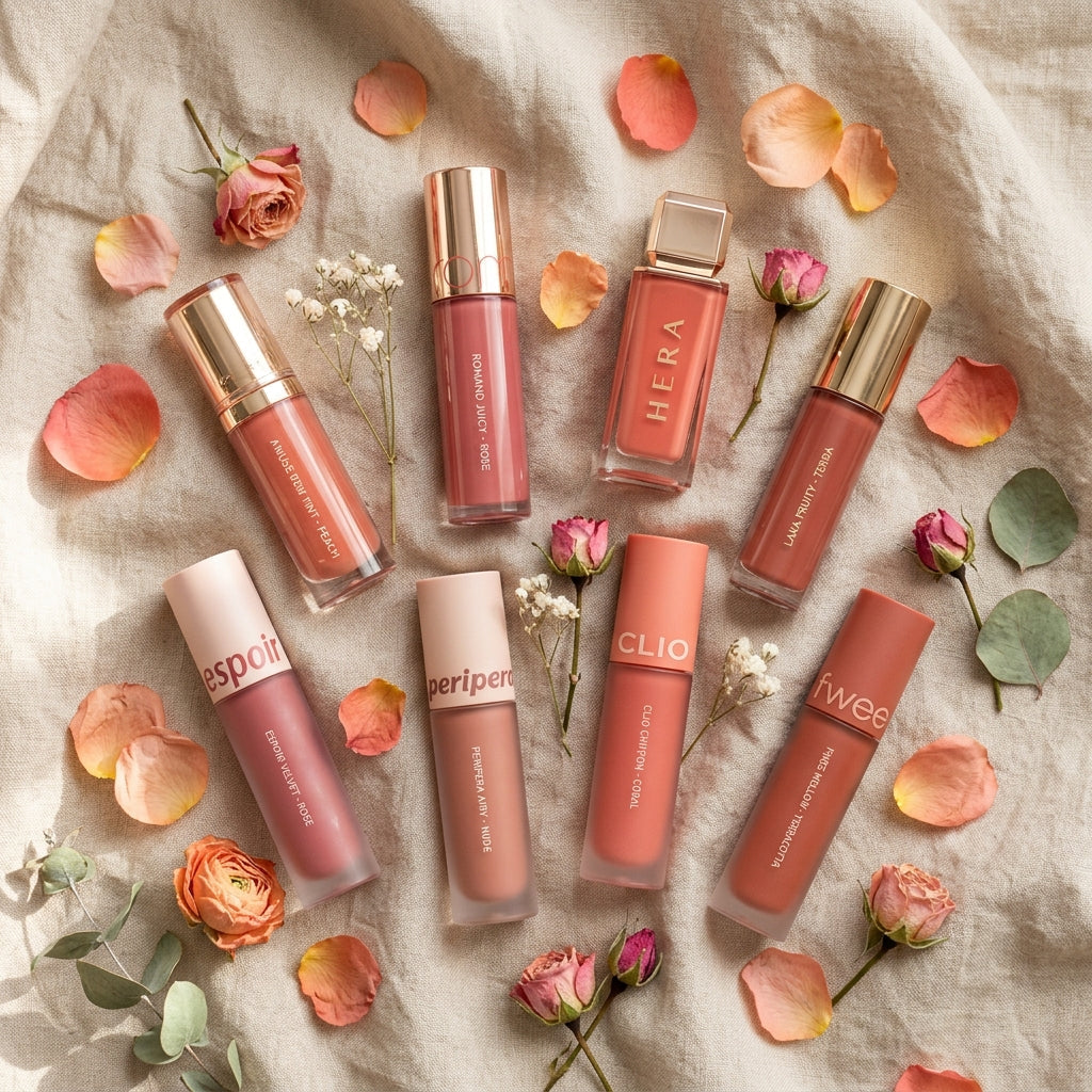 Long-lasting Korean lip tint comparison