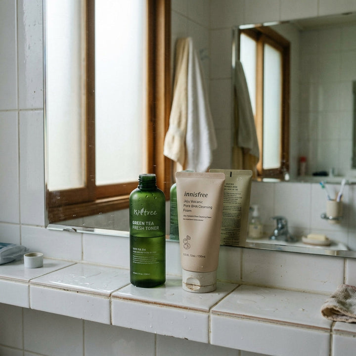 Olive Young cleanse-and-glow skincare edit