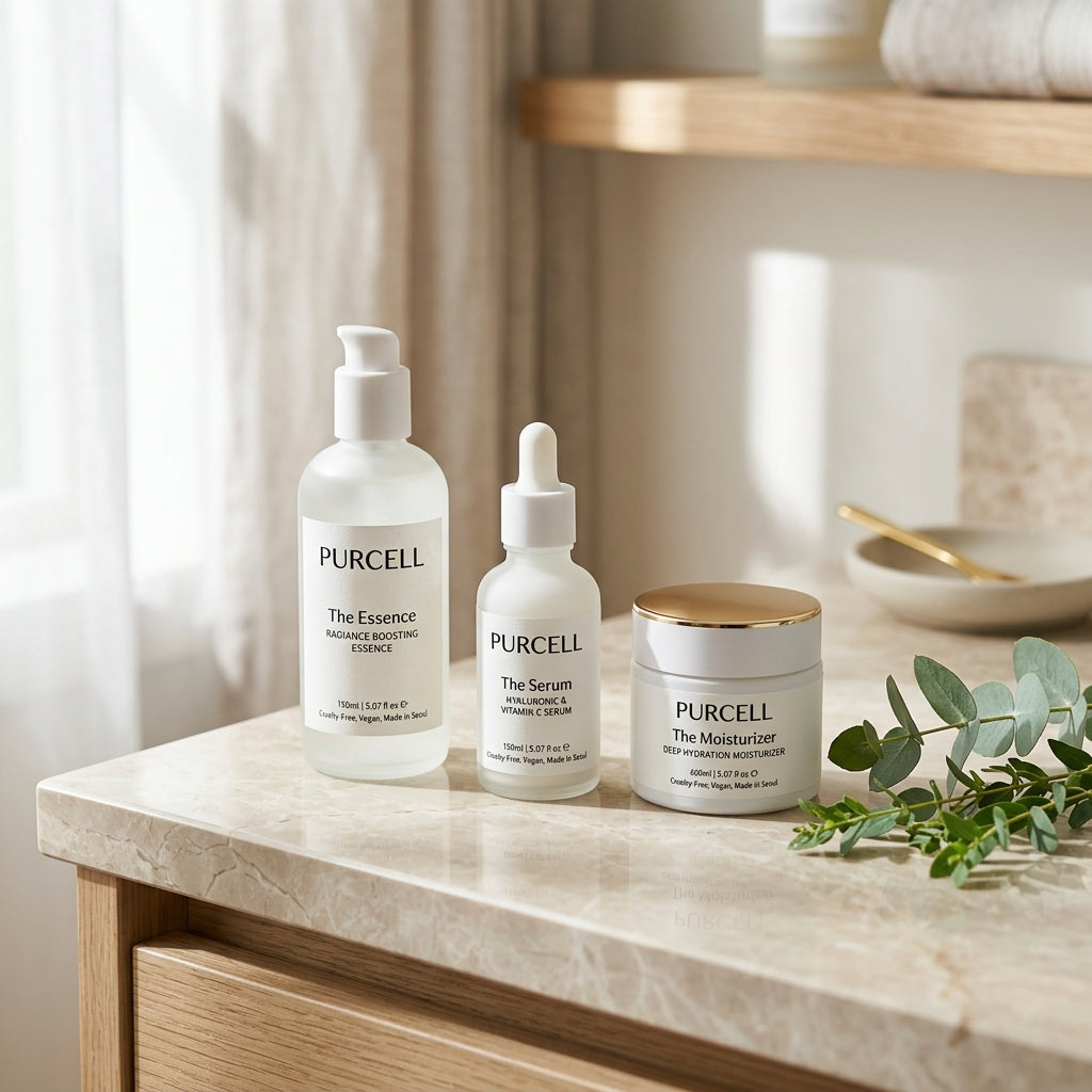 PURCELL Korean skincare layering guide