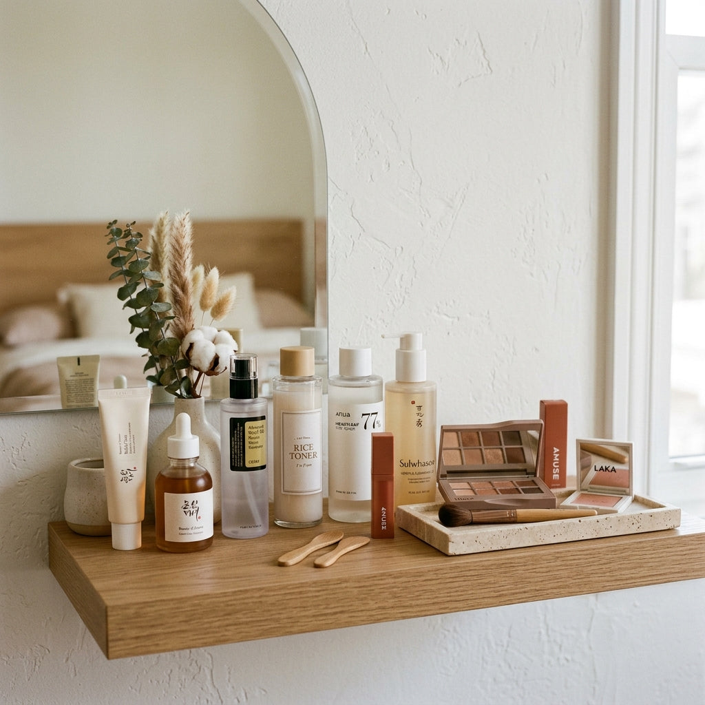 Retinol sandwich skincare routine for sensitive skin