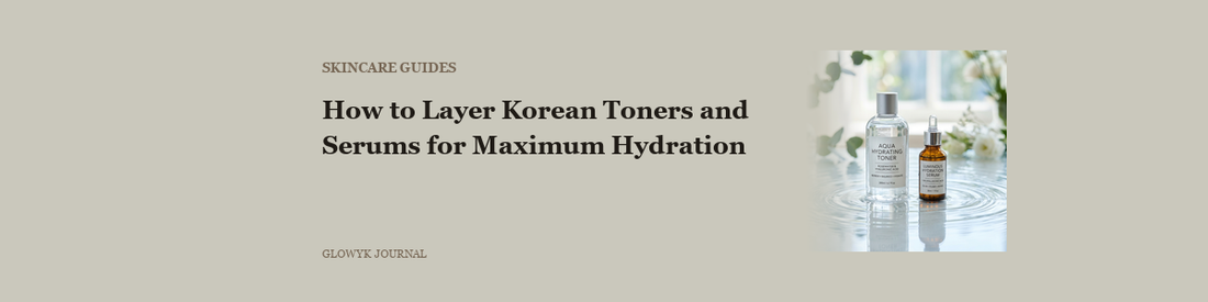 How to Layer Korean Toners and Serums for Maximum Hydration