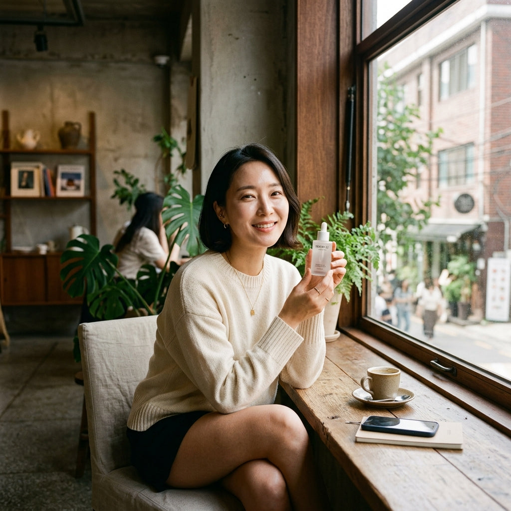Lightweight Korean skincare routine for hydration and barrier care
