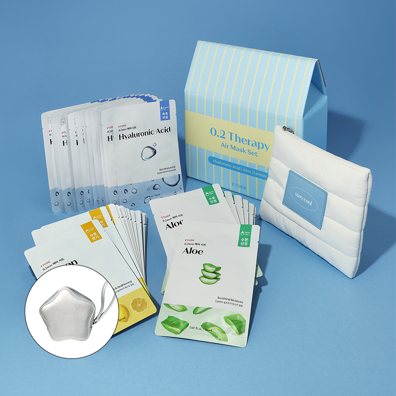 [Etude] 0.2 Special set of 3 types of therapy air masks (40 sheets)