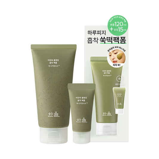 [Hanyul] Artemisia Cleansing Absorption Pack Foam Special Set 120ml