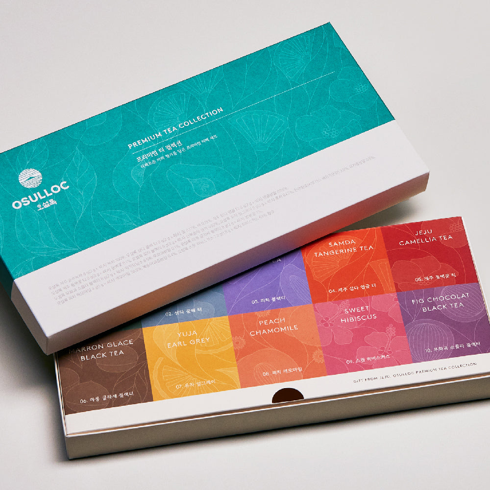 [Osulloc] 10 types of premium tea collection (country of origin: see detailed description)