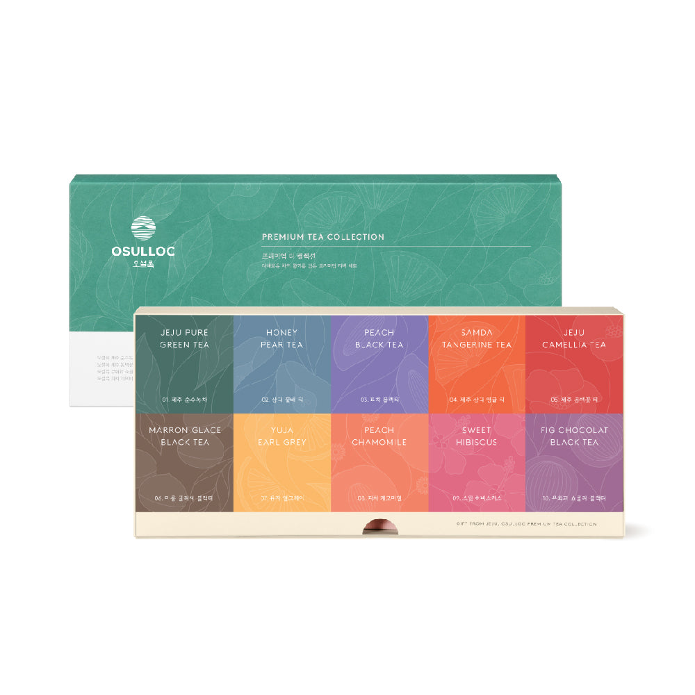 [Osulloc] 10 types of premium tea collection (country of origin: see detailed description)