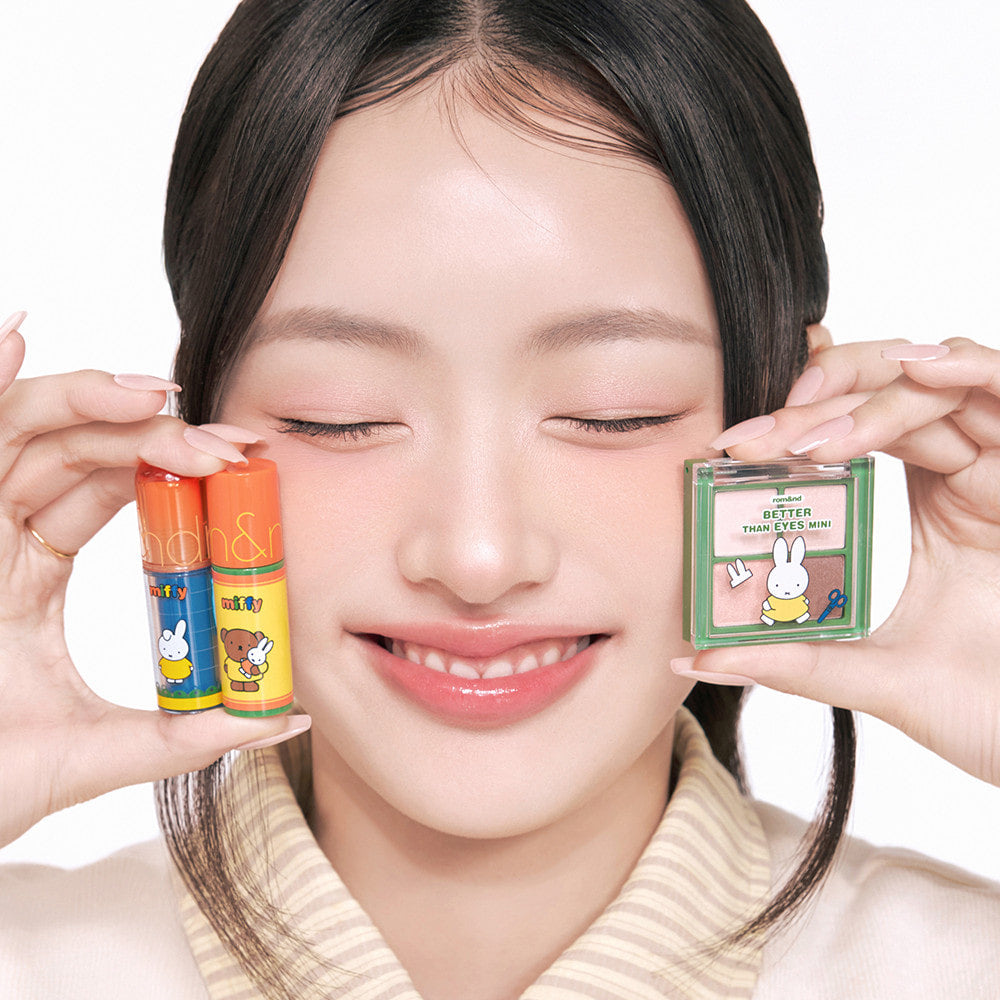 [rom&nd] Stationery 4-piece set (2 types of tint + eyes + rice cake memo)