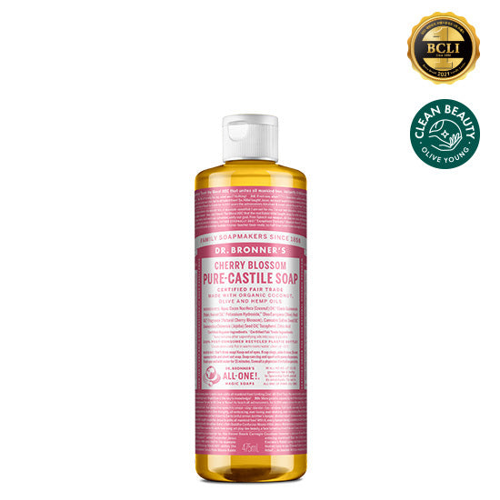 [DR.BRONNERS] Dr. Bronner's Pure Castile Soap 475ml 12 types, choose 1