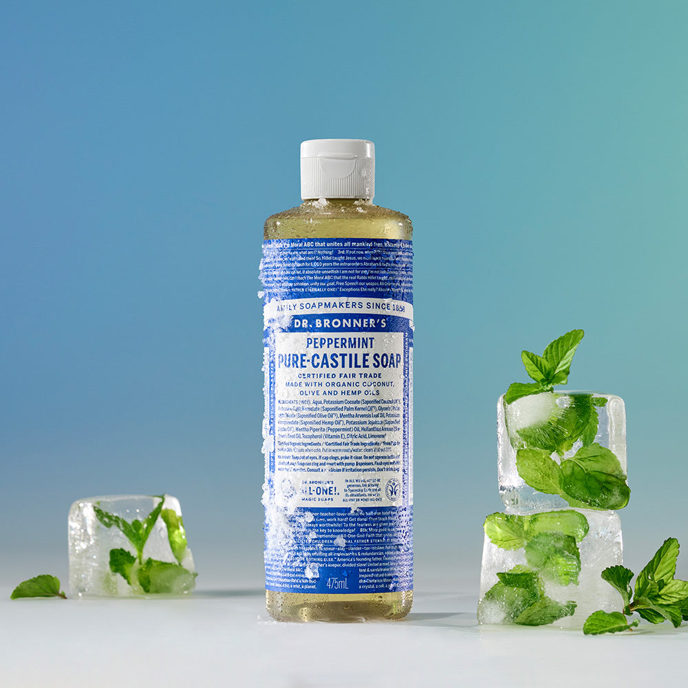 [DR.BRONNERS] Dr. Bronner's Pure Castile Soap 475ml 12 types, choose 1