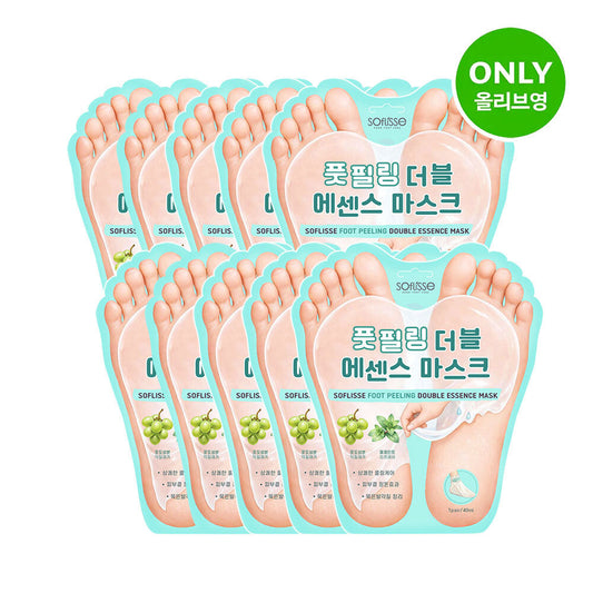 [Soflisse] Sopris Foot Peeling Double Essence Mask 10P