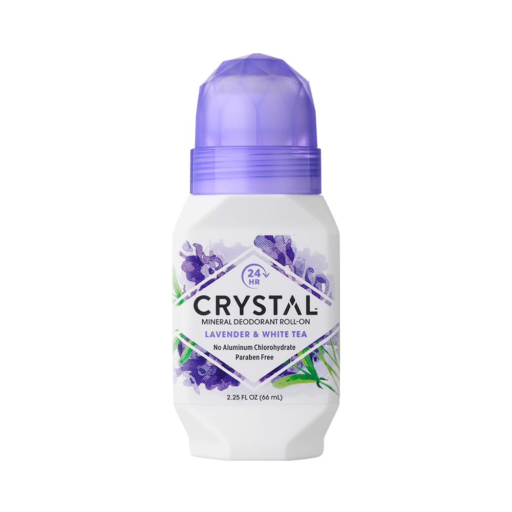 [CRYSTAL] Crystal Deodorant Roll-on Lavender & White Tea 66ml