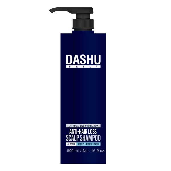 [DASHU] Dashu Daily Herbal Scalp Gold Shampoo 500ml EX (Scalp strengthening/Alleviating hair loss symptoms)