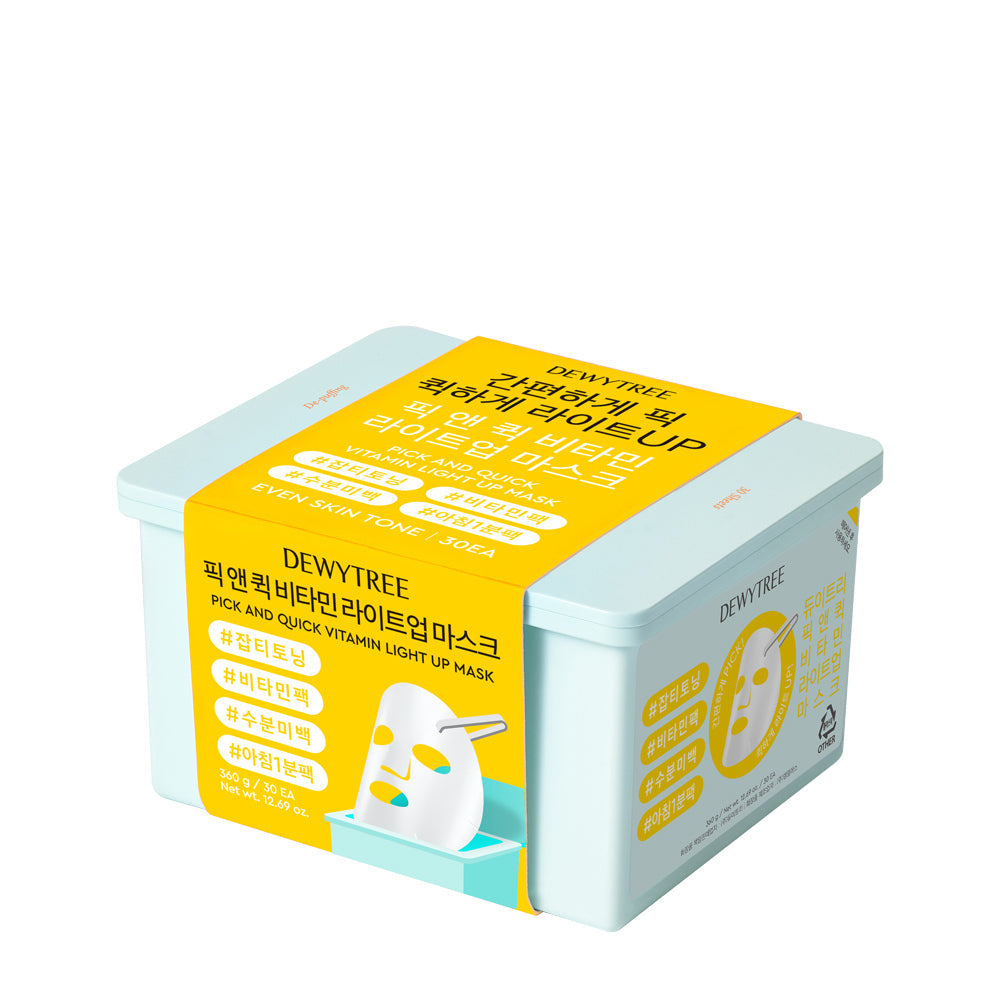 [Dewytree] Dewytree Pick&Quick removable mask 30 sheets (makeup/calming full/moisture full/morning puffiness/vita light up)