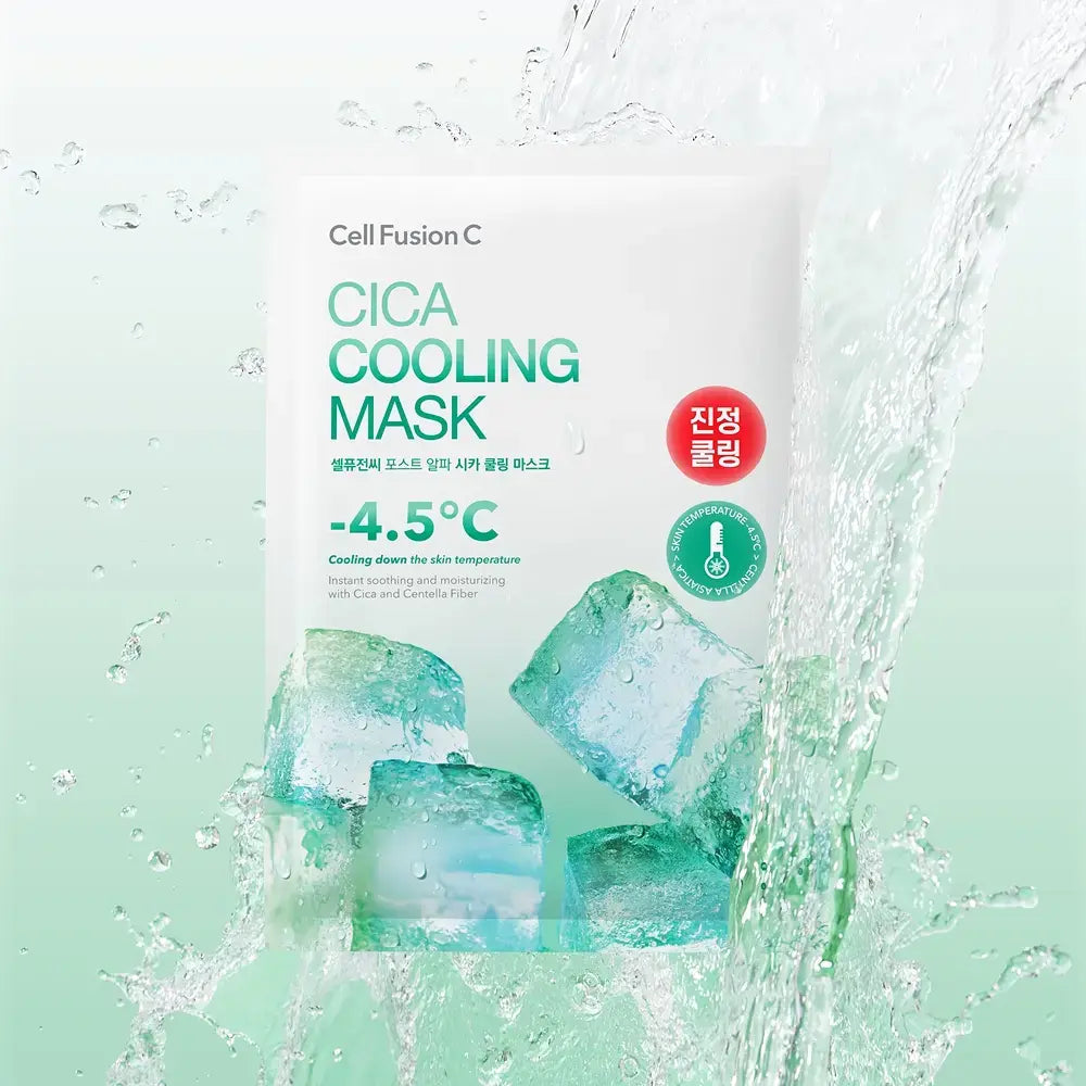 [Cell Fusion C] Cellfusion C Post Alpha Cooling Mask 5P (First Cooling/Cica Cooling/Vita Cooling)