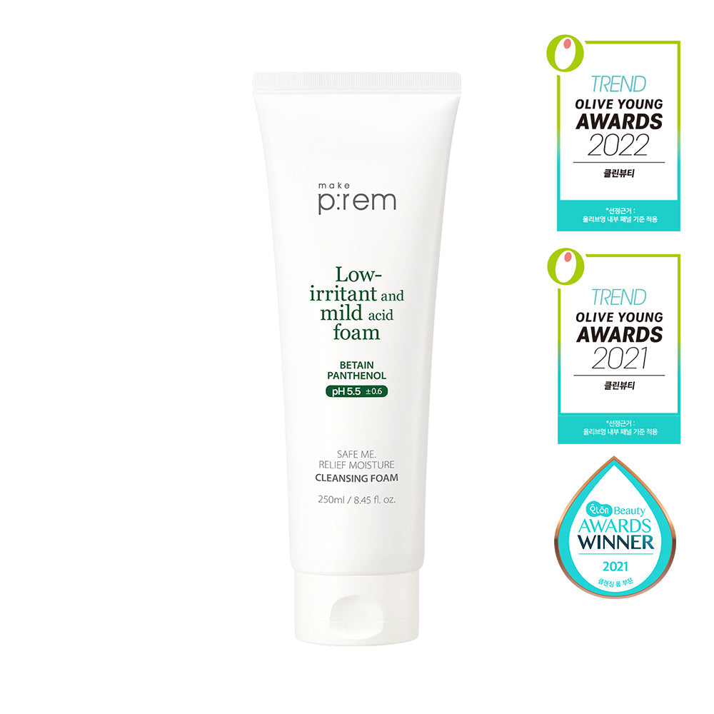 [makeprem] Make Prem Safe Me Relief Moisture Cleansing Foam 250ml
