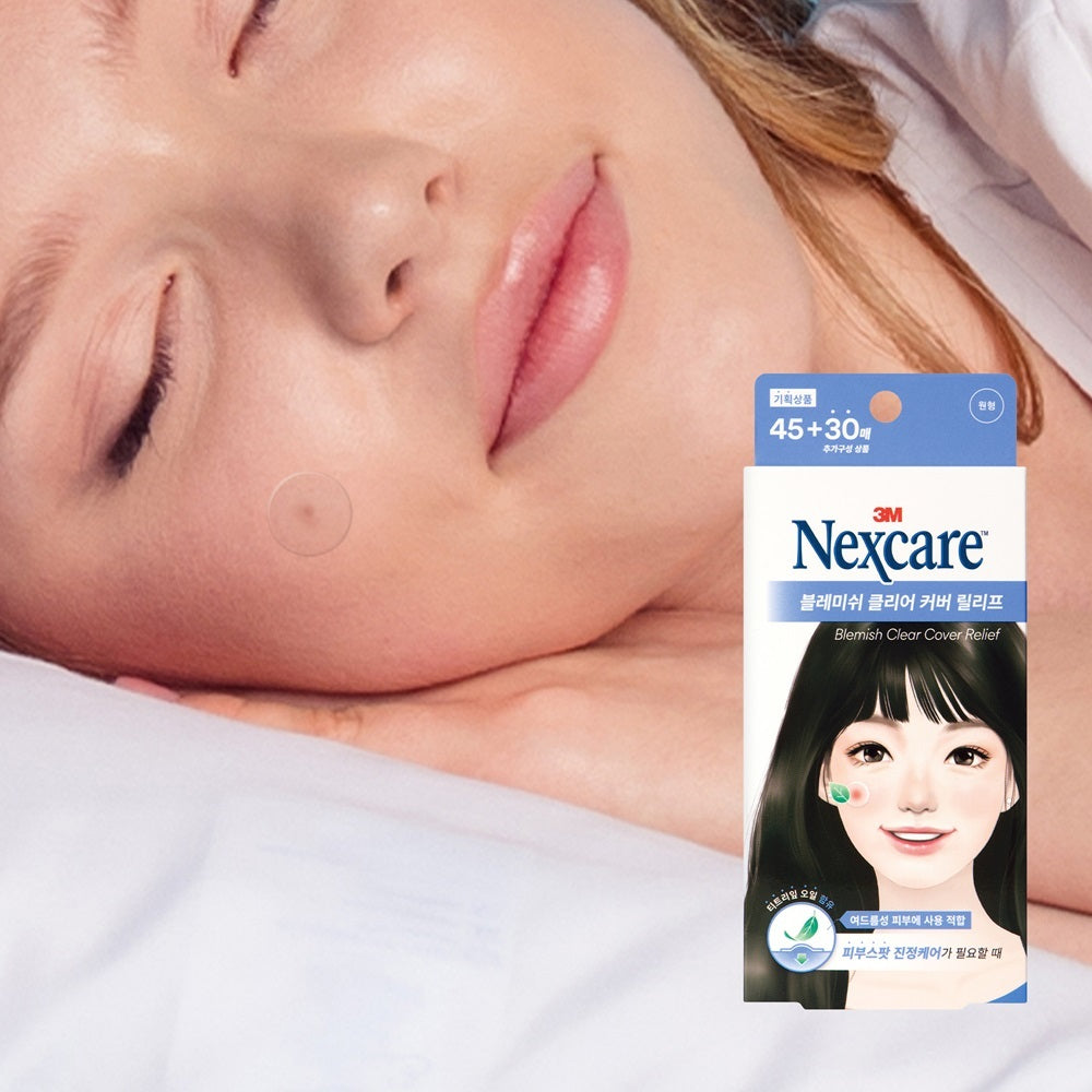 [Nexcare] 3M Nexcare Blemish Clear Cover Relief (75 sheets)