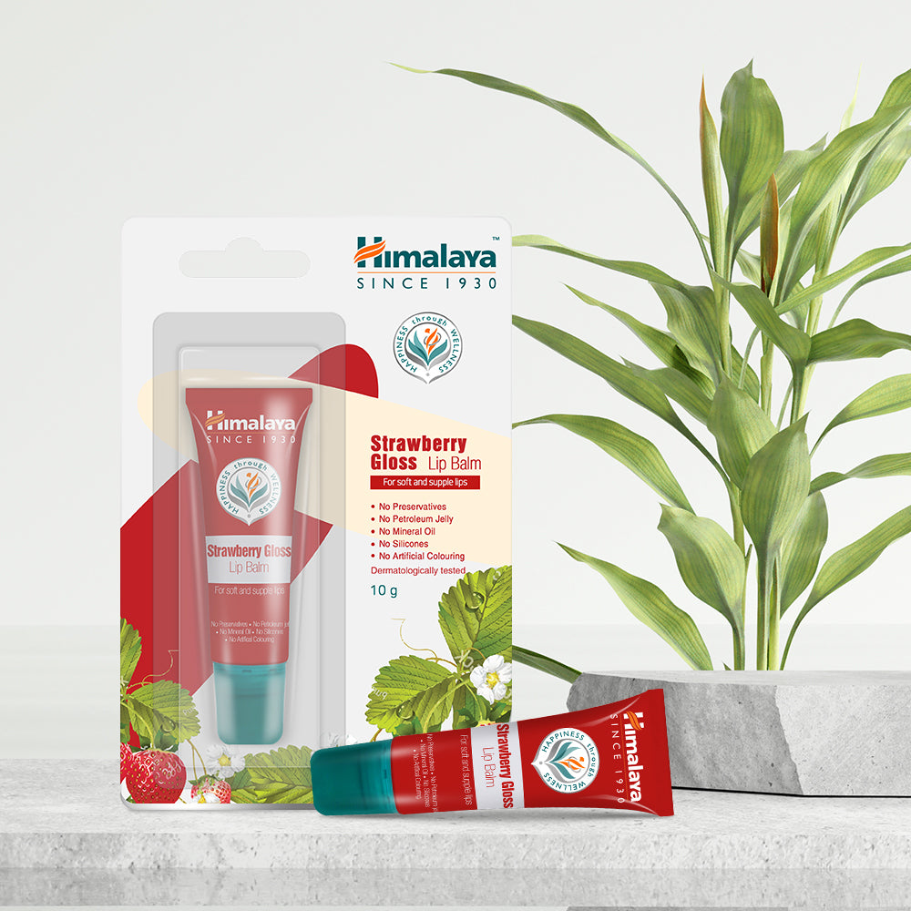 [Himalaya] Himalaya Strawberry Gloss Lip Balm 10g