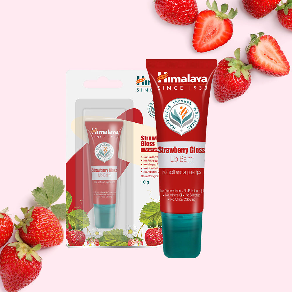 [Himalaya] Himalaya Strawberry Gloss Lip Balm 10g