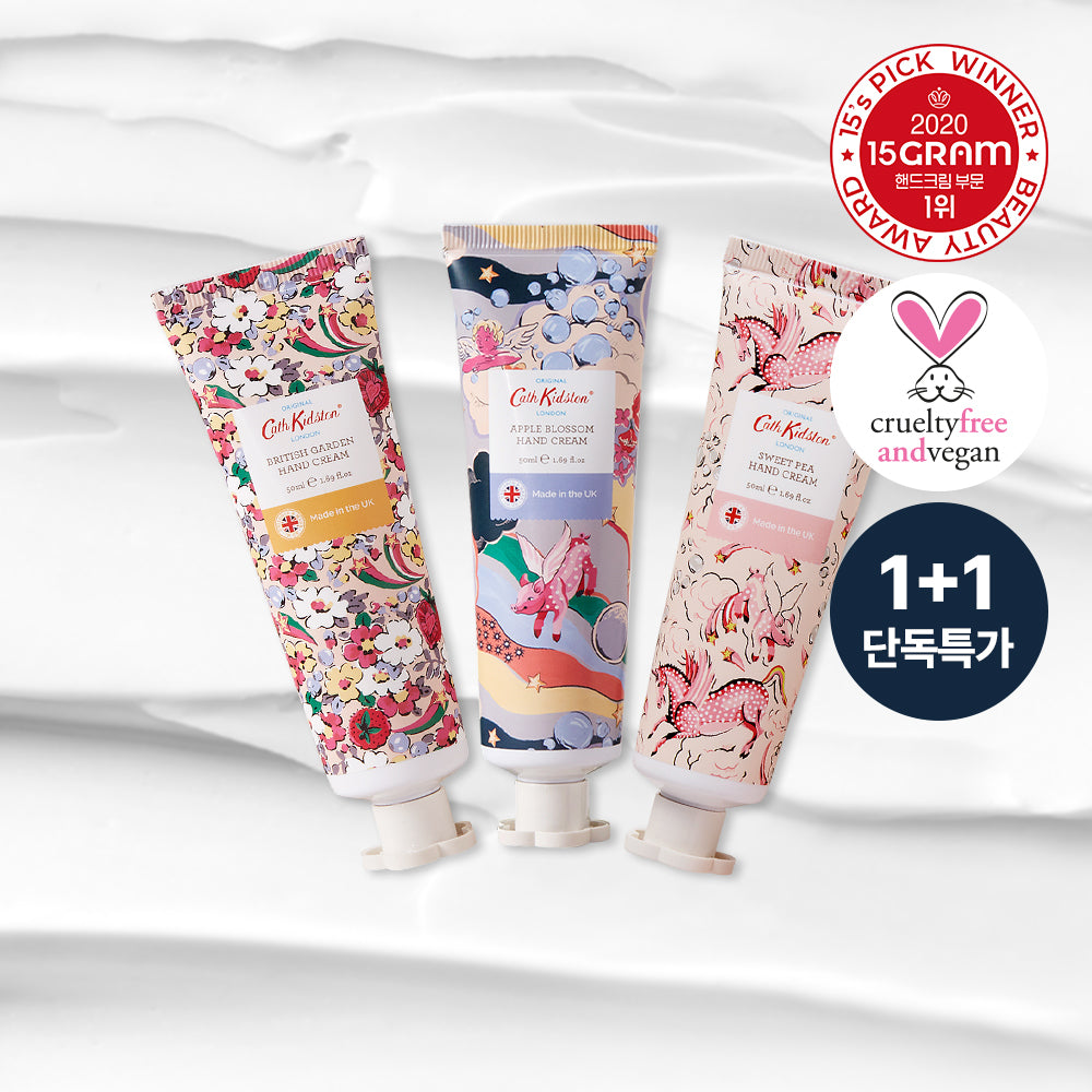 [Cath Kidston] Cath Kidston Vegan Hand Cream 50ml (3 types, choose 1)