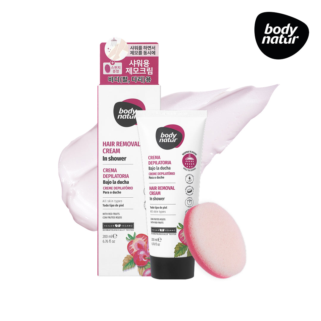 [bodynature] Body Nature In-Shower Hair Removal Cream All Skin Types with Red Fruit 200ml