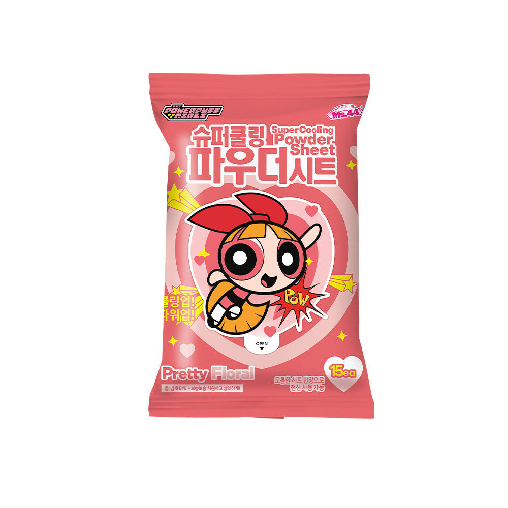 [Ms.44] MS44 Super Cooling Powder Sheet Pretty Floral 15 sheets