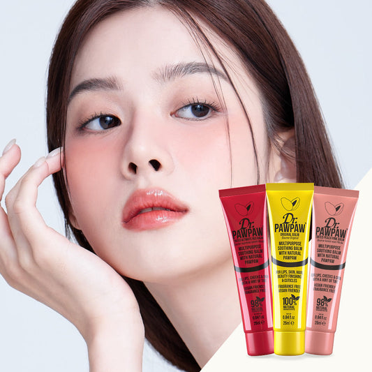 [Dr.PAWPAW] Dr. Popo Color Lip Balm 25ml (Peach Pink Balm/Red Balm/Original Balm)