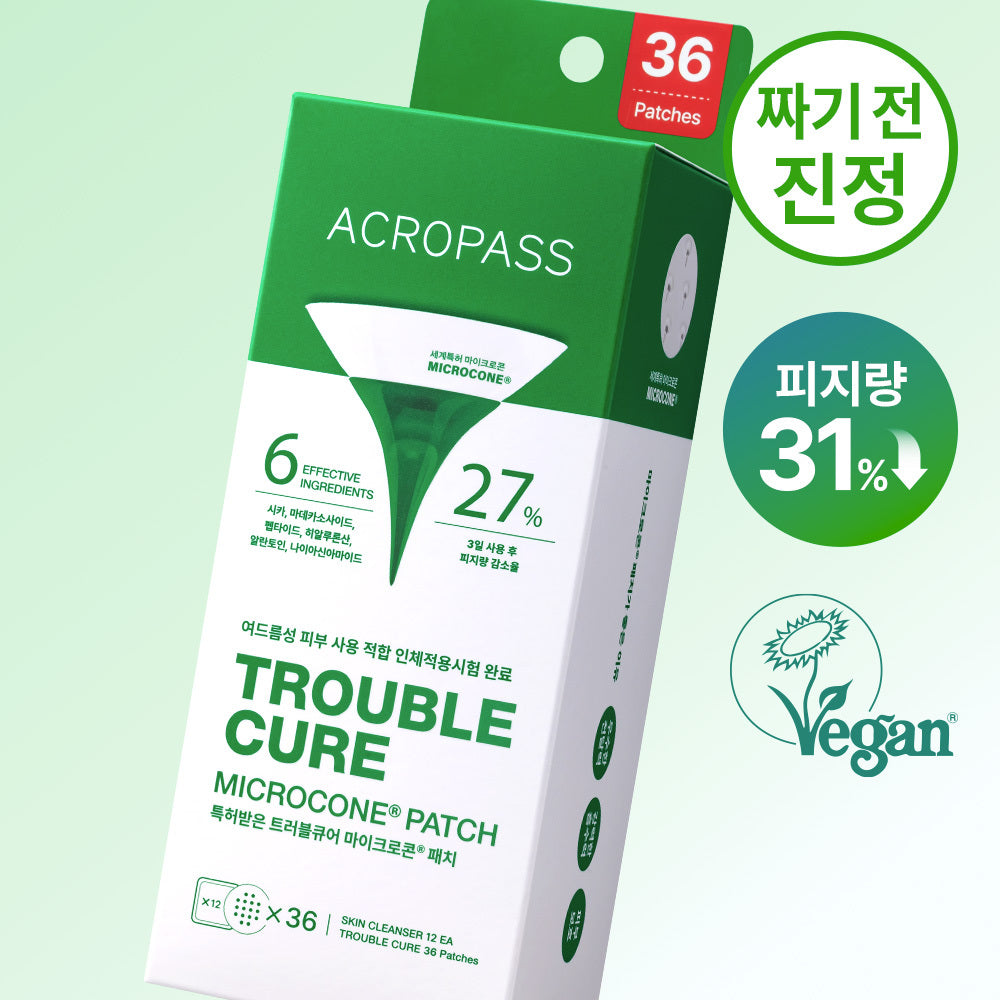 [acropass] Trouble Cure Large Capacity Calming Patch, 3 Types, 1 Choice