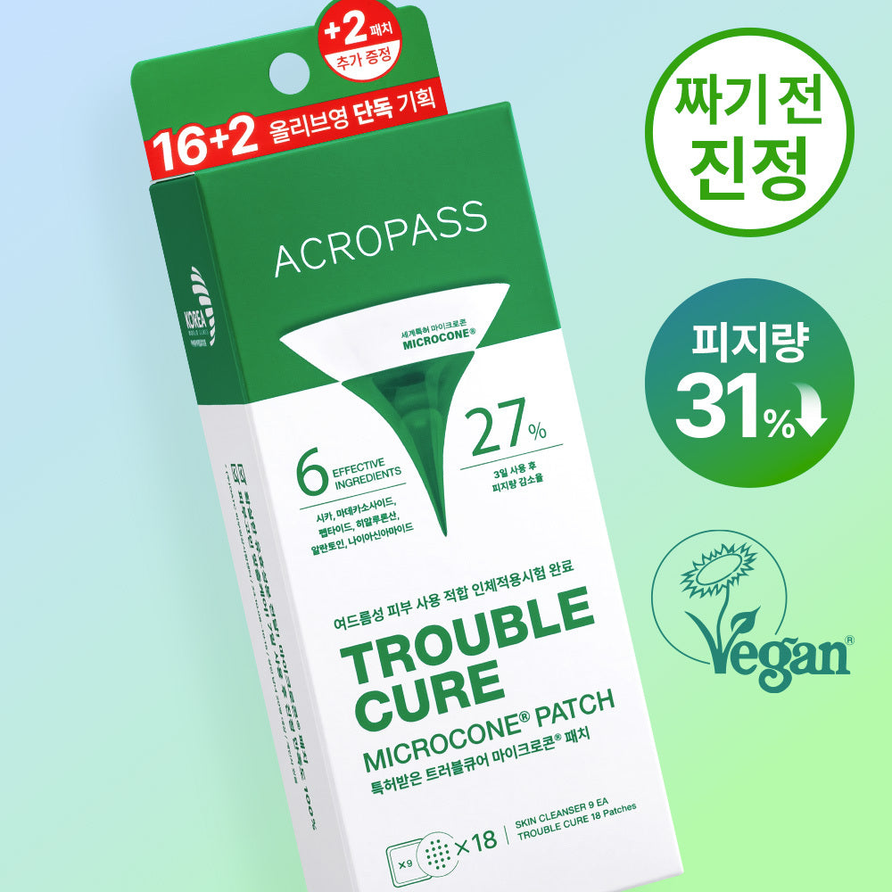 [acropass] Trouble Cure Large Capacity Calming Patch, 3 Types, 1 Choice