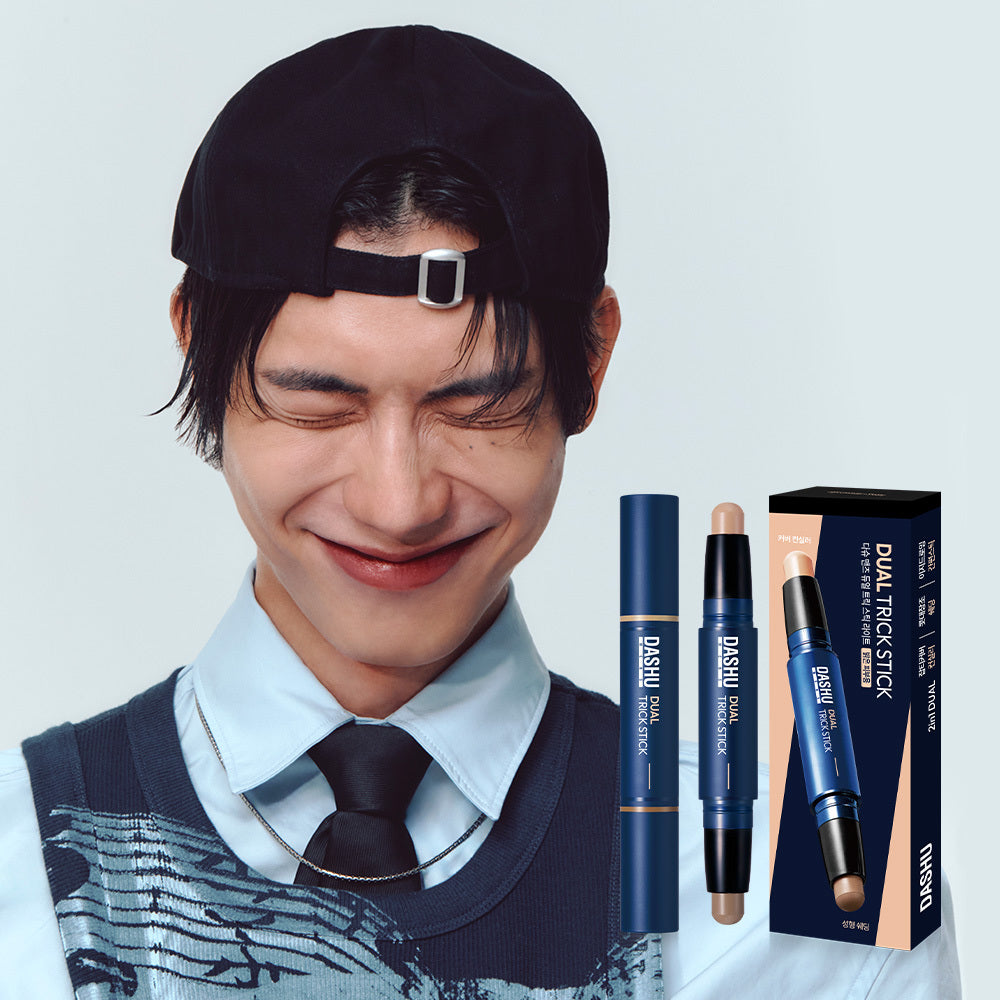 [DASHU] Dashu Men's Dual Trick Stick Sand / Light (Concealer + Shading 2 in 1)