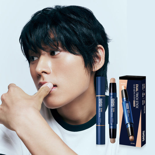 [DASHU] Dashu Men's Dual Trick Stick Sand / Light (Concealer + Shading 2 in 1)
