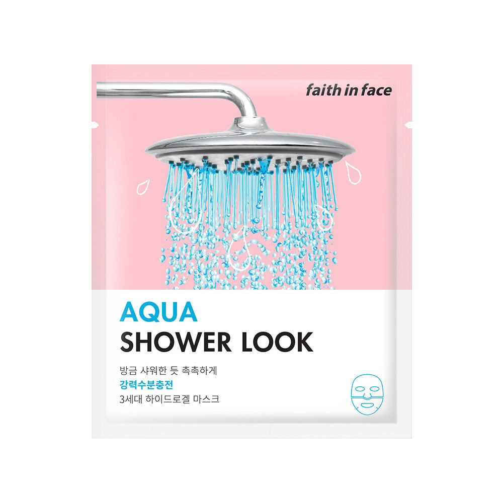 [Faith in Face] Face in Face Aqua Shower Look Hydrogel Mask