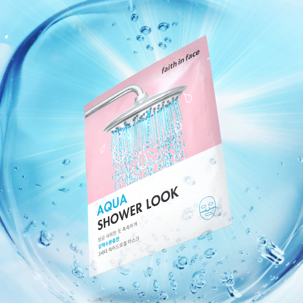 [Faith in Face] Face in Face Aqua Shower Look Hydrogel Mask