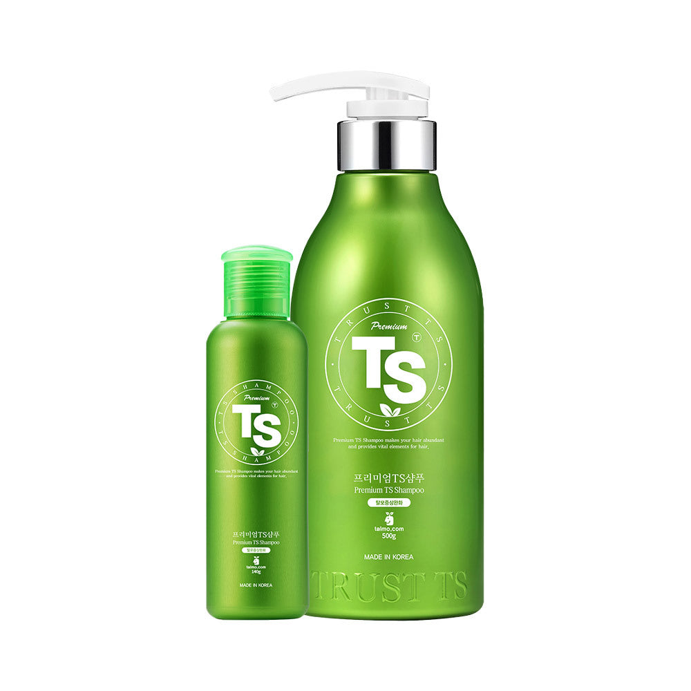 [TS Shampoo] TS Premium Shampoo (main product 500g + 140g + 6g x 10 additional sheets provided)