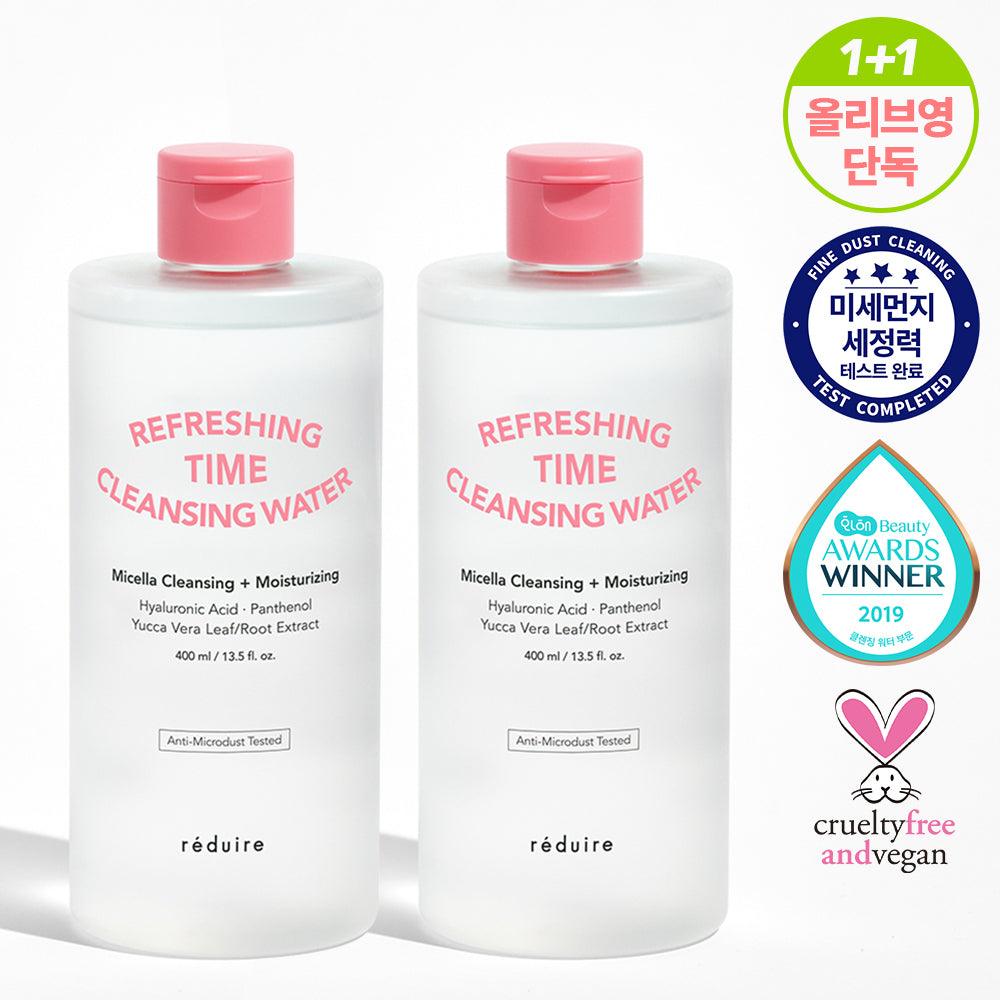 [Reduire] Reduce Refreshing Time Cleansing Water Double Special (400ml+400ml)