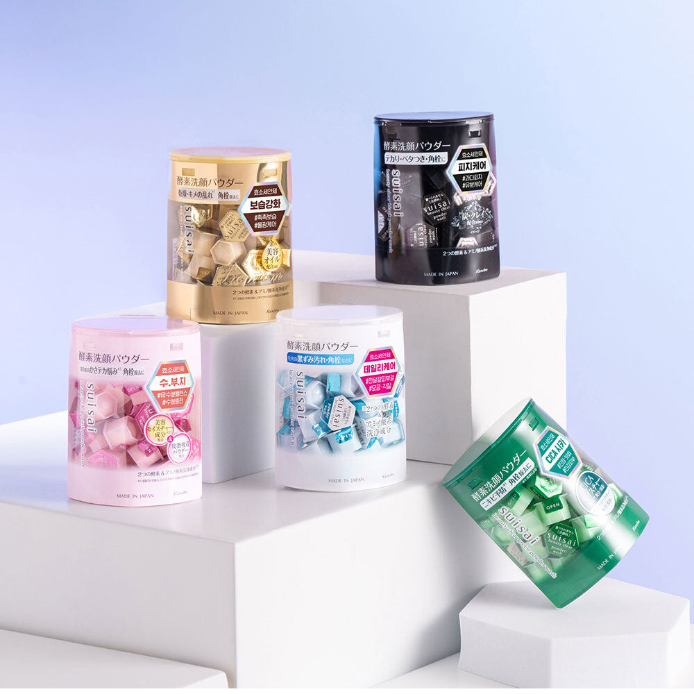 [suisai] Suisai Beauty Clear Powder Wash 6 types (original, black, gold, green, pink, sebum carbonated)