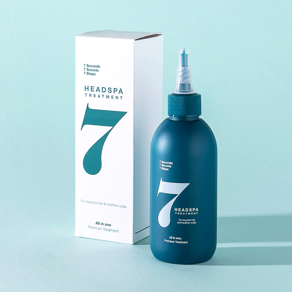 [HEADSPA7] Head Spa 7 Blue Eyes Black Hair Pack 300ml+300ml (Alleviates hair loss symptoms)