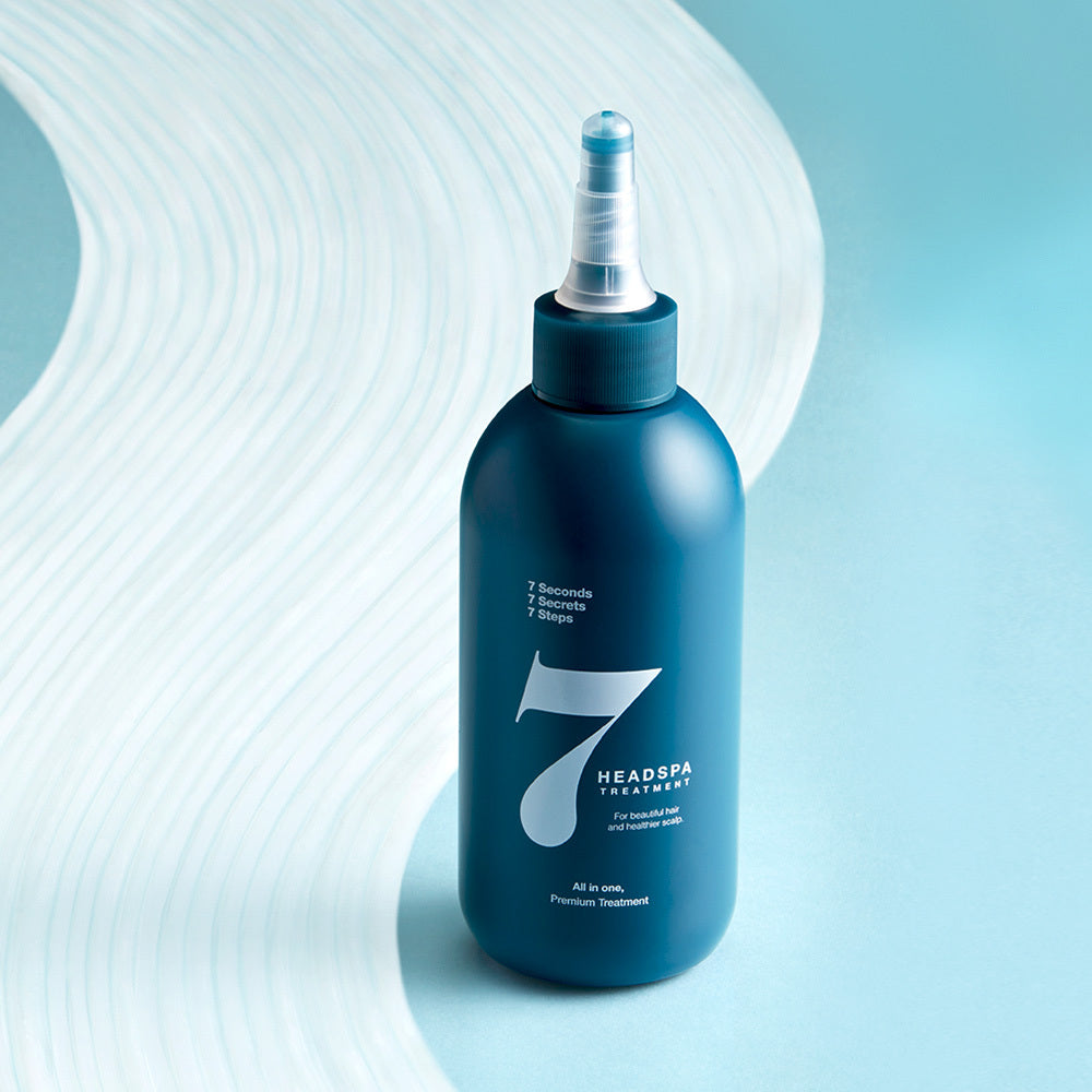 [HEADSPA7] Head Spa 7 Blue Eyes Black Hair Pack 300ml+300ml (Alleviates hair loss symptoms)