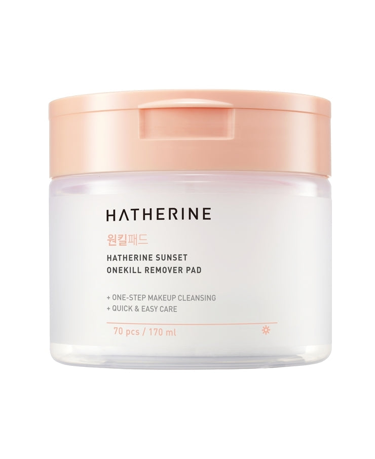 [HATHERINE] Haerin Sunset One Kill Remover Pad 70 sheets/170ml