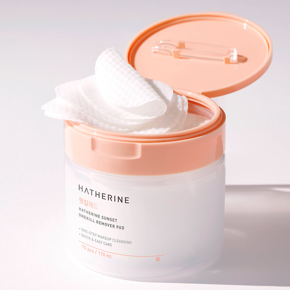 [HATHERINE] Haerin Sunset One Kill Remover Pad 70 sheets/170ml