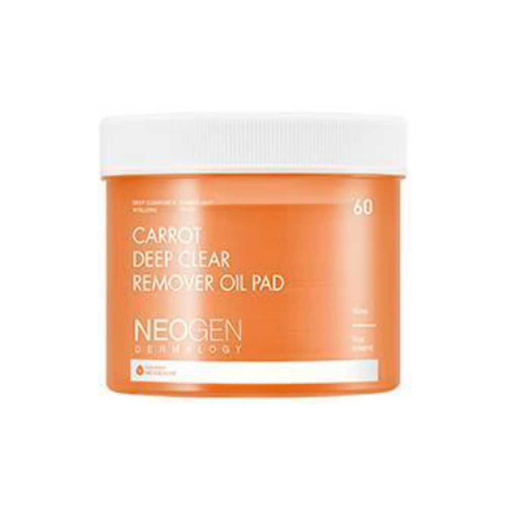 [Neogen] Neogen Dermalogy キャロットディープクリア リムーバーオイルパッド 60枚