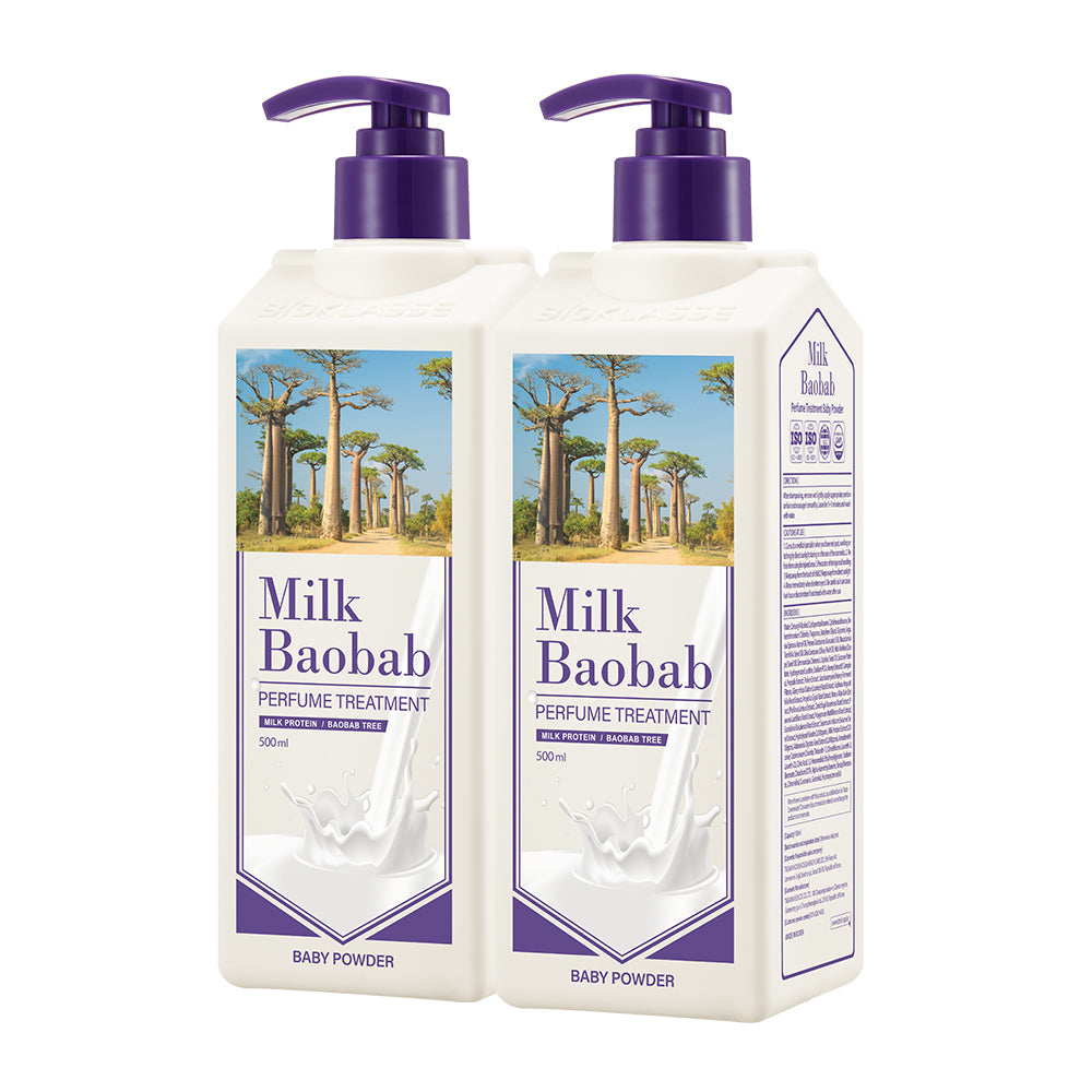 [milkbaobab] Milk Baobab Perfume Treatment Baby Powder Double Special (500ml+500ml)