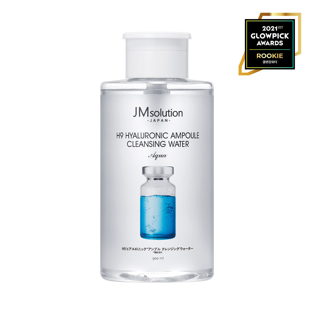[JM Solution] JM Solution H9 Hyaluronic Ampoule Cleansing Water Aqua 500ml