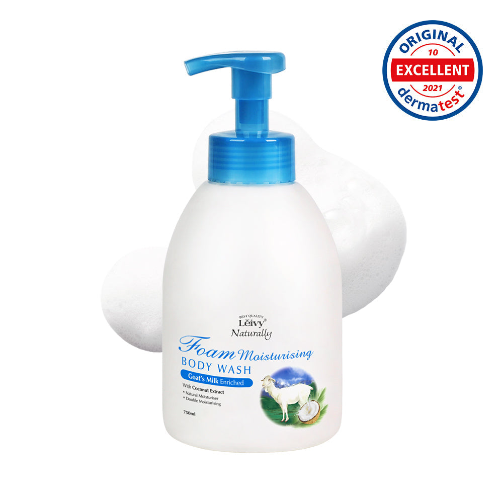 [Leivy] Raybee Perfume Foam Body Wash 750ml 3 types (Goat Milk/Lavender/Royal Jelly)