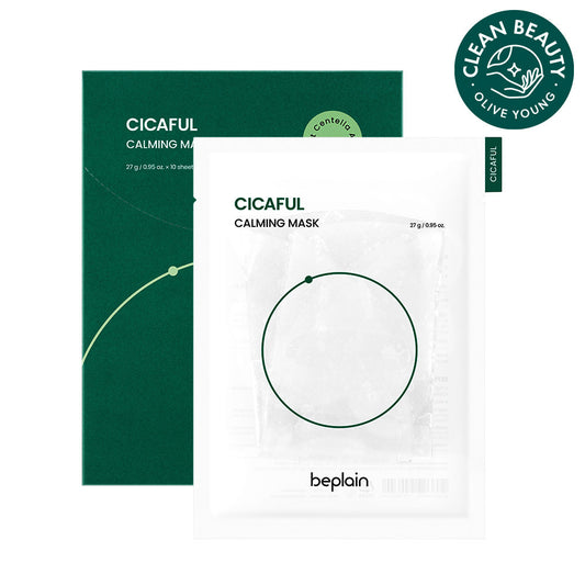[beplain] BePlain Cicaful Calming Mask 10 sheets