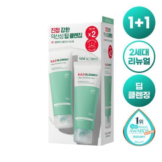 [Dr. G] Dr.G Mildly Acidic Red Blemish Clear Soothing Foam Special 2 types, choose 1 (150ml+75ml/150ml+150ml)