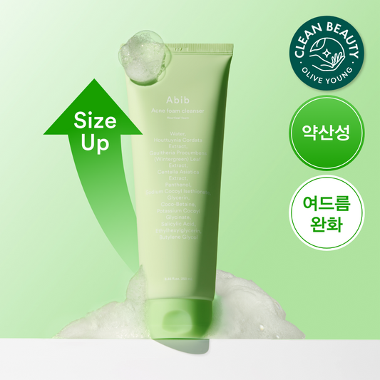 [abib] Aviv Acne Foam Cleanser Houttuynia cordata foam large capacity 250ml