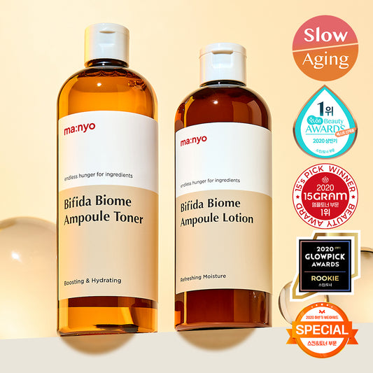 [manyo] Manyo Factory Bifida Biome Ampoule Toner 300ml + Bifida Ampoule Lotion 300ml 2-piece set