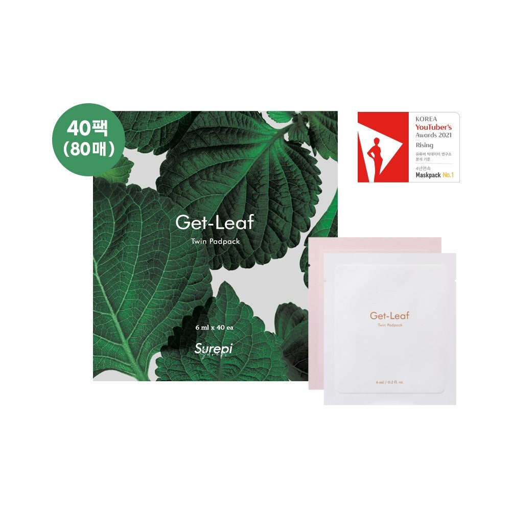 [Surepi] Surepi Getleaf Twin Pad Pack 40 packs (80 sheets)