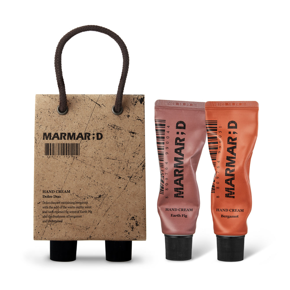 [MARMAR;D] Marmardi Hand Cream Dolce Earth Pig 50ml + Bergamot 50ml